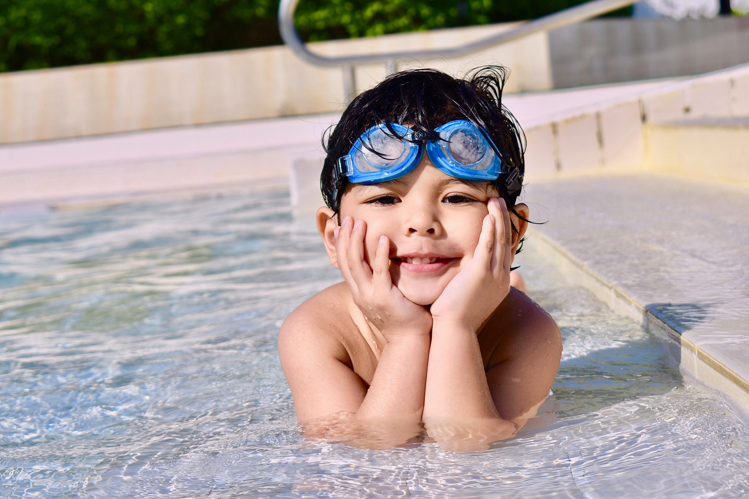 child swim lesson